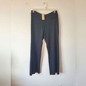 NEW Studio M Dress Pants Slacks Trousers Black Soft Office Workwear Size 12